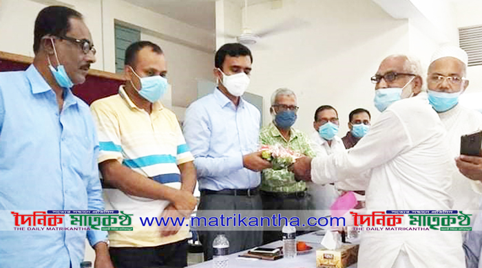 বালিয়াকান্দিতে মুক্তিযোদ্ধাদের পক্ষ থেকে ইউএনও’কে বিদায় সংবর্ধনা 